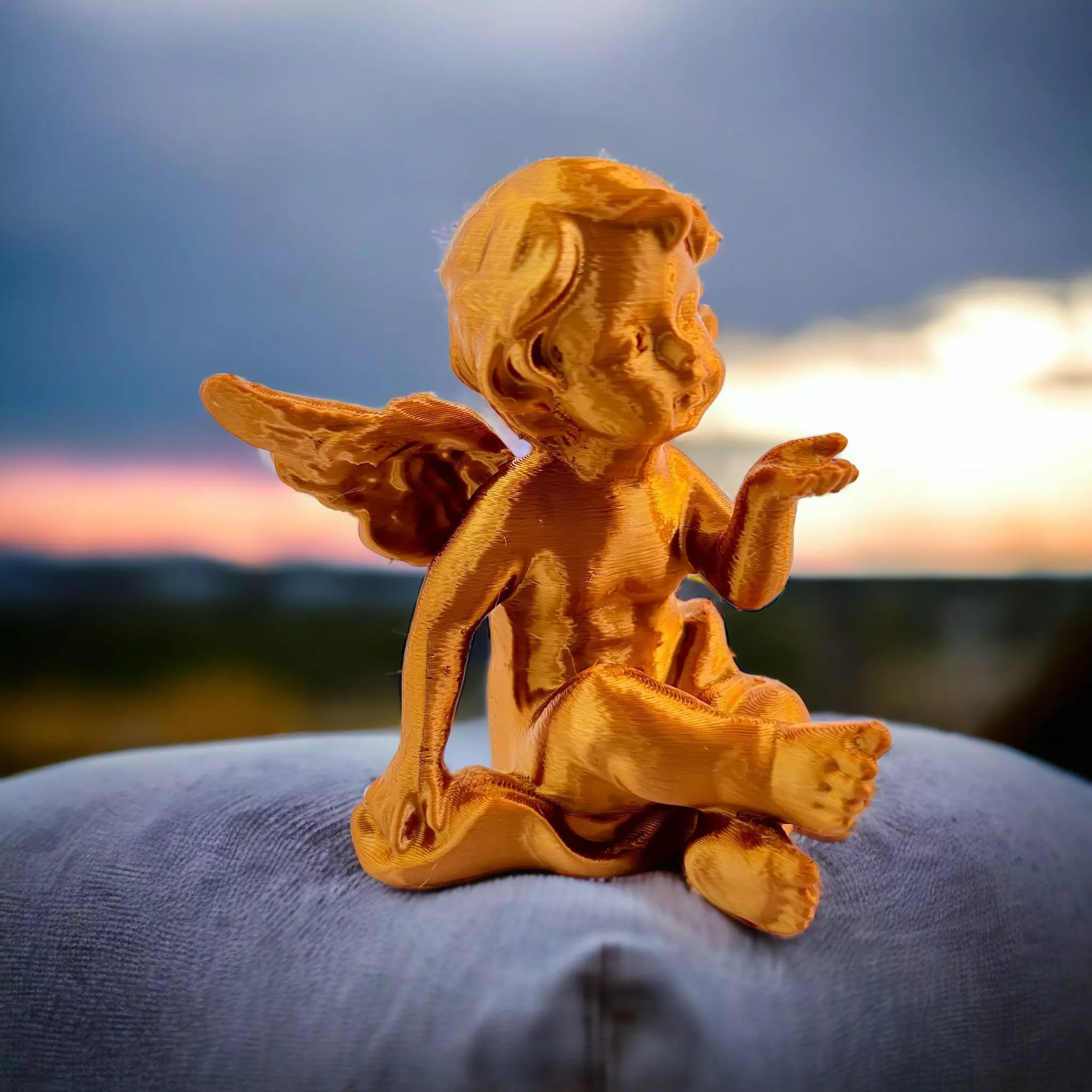 Cherub kiss 3d print  3D print model_0