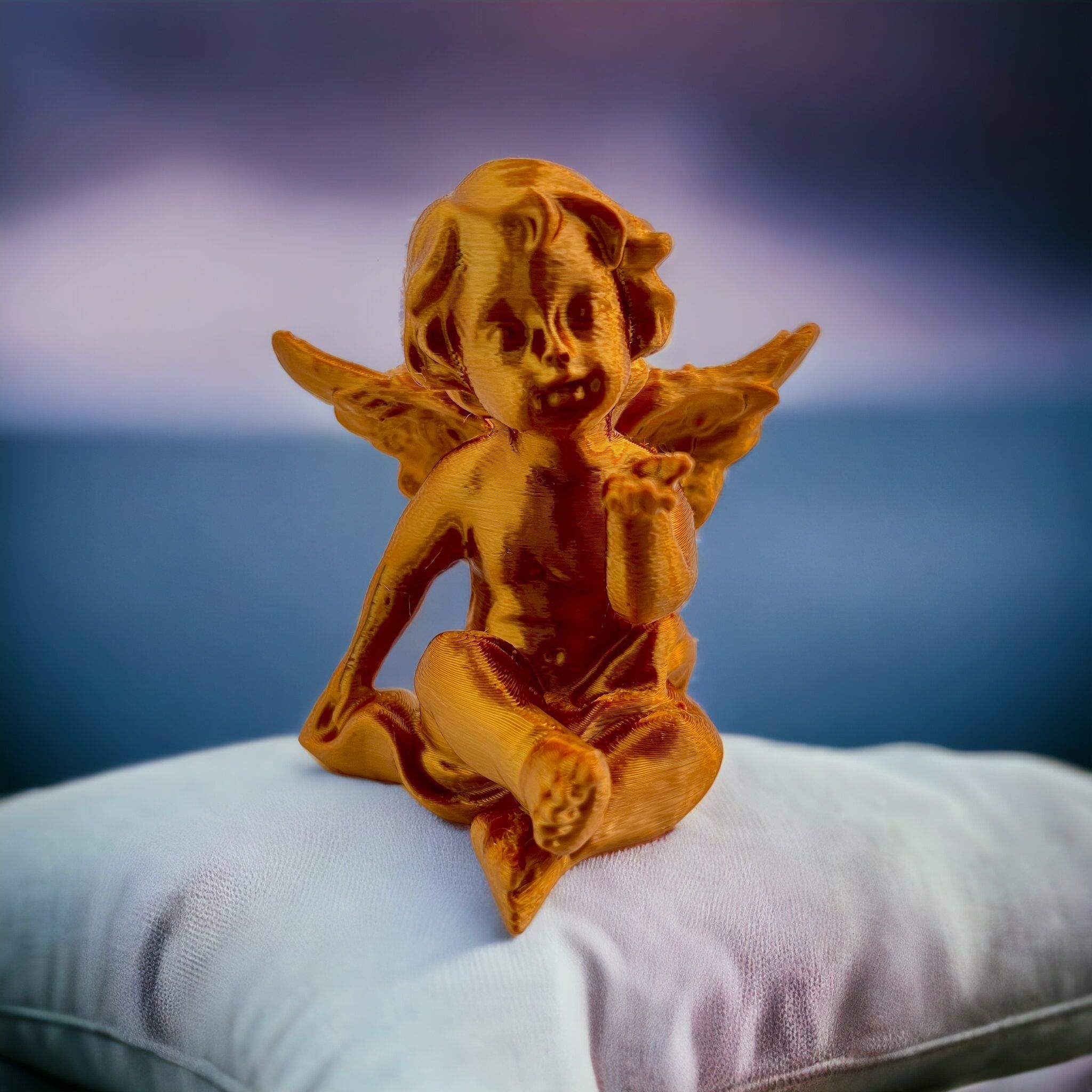 Cherub kiss 3d print  3D print model_1