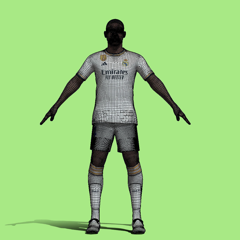 T-Pose David Alaba Real Madrid 23-24 3D model_5