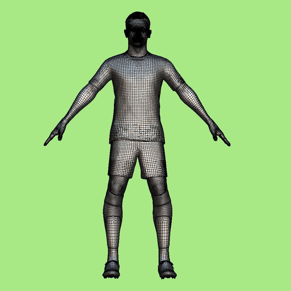 T-Pose Brahim Real Madrid 23-24 3D model_4
