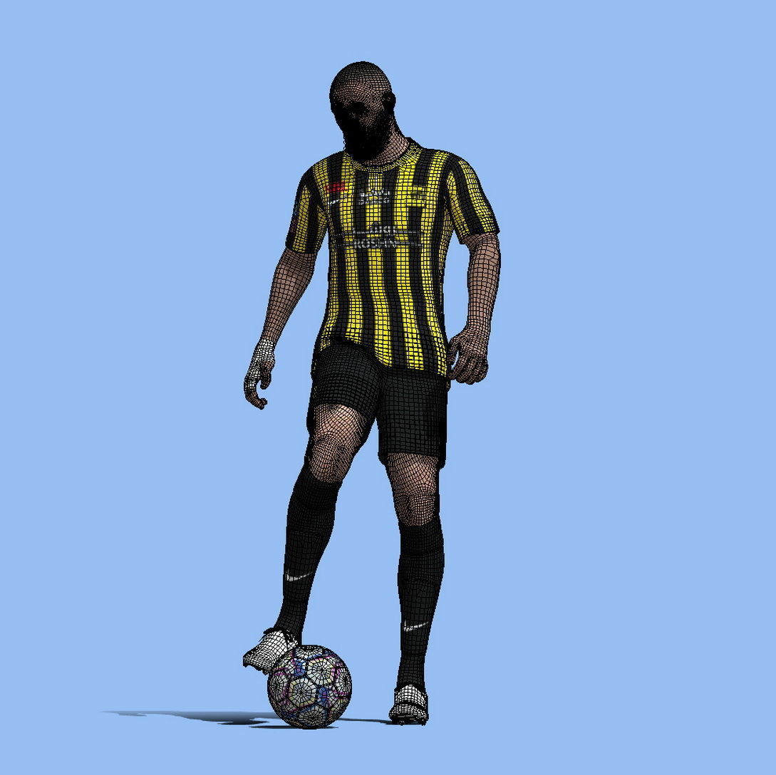 Benzema Al-Ittihad 3D model_8