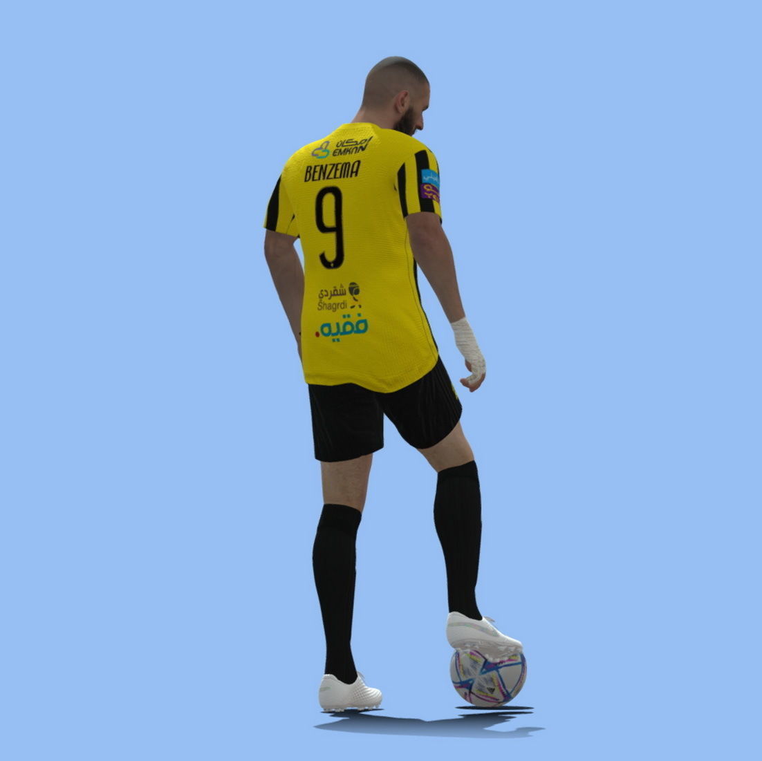 Benzema Al-Ittihad 3D model_3