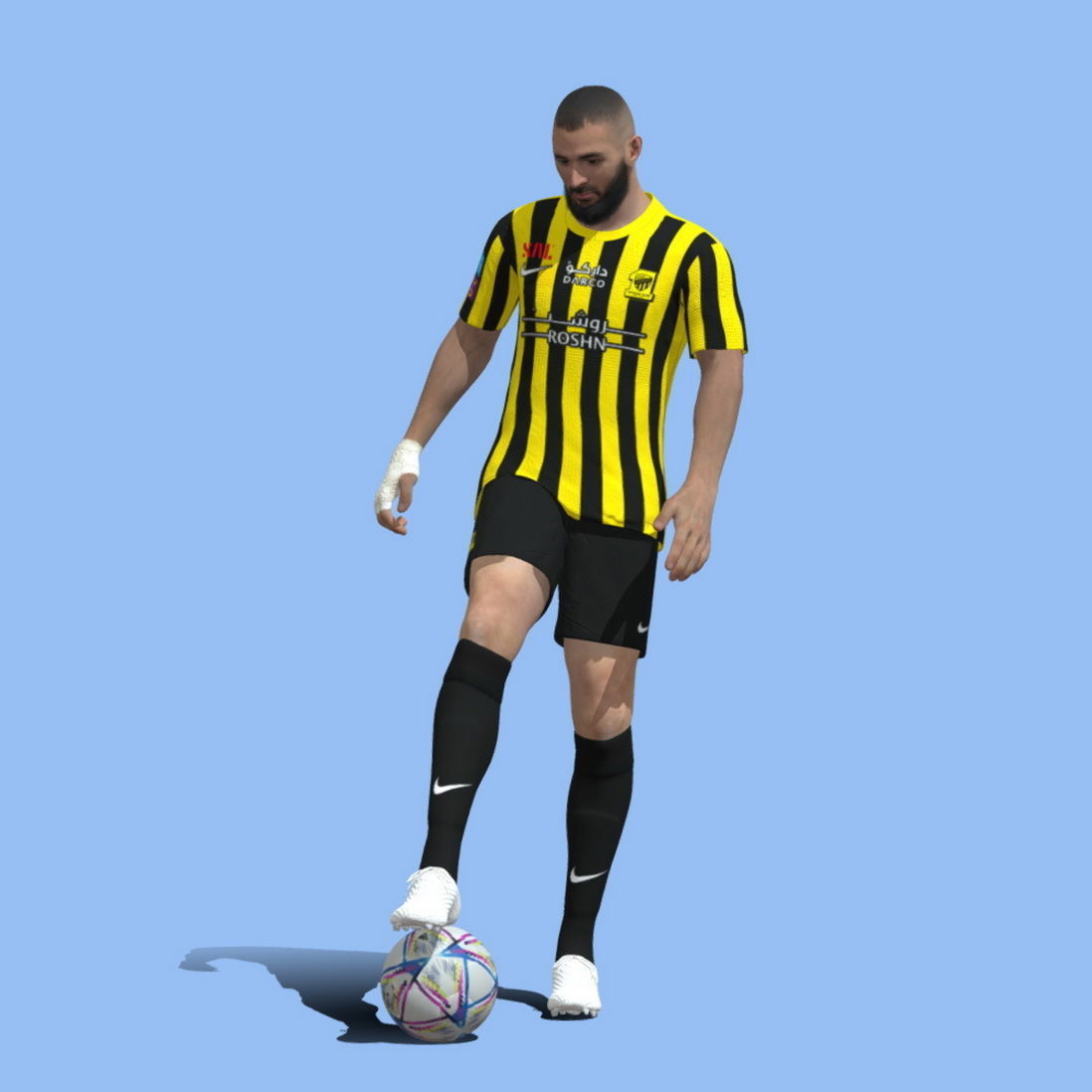Benzema Al-Ittihad 3D model_2