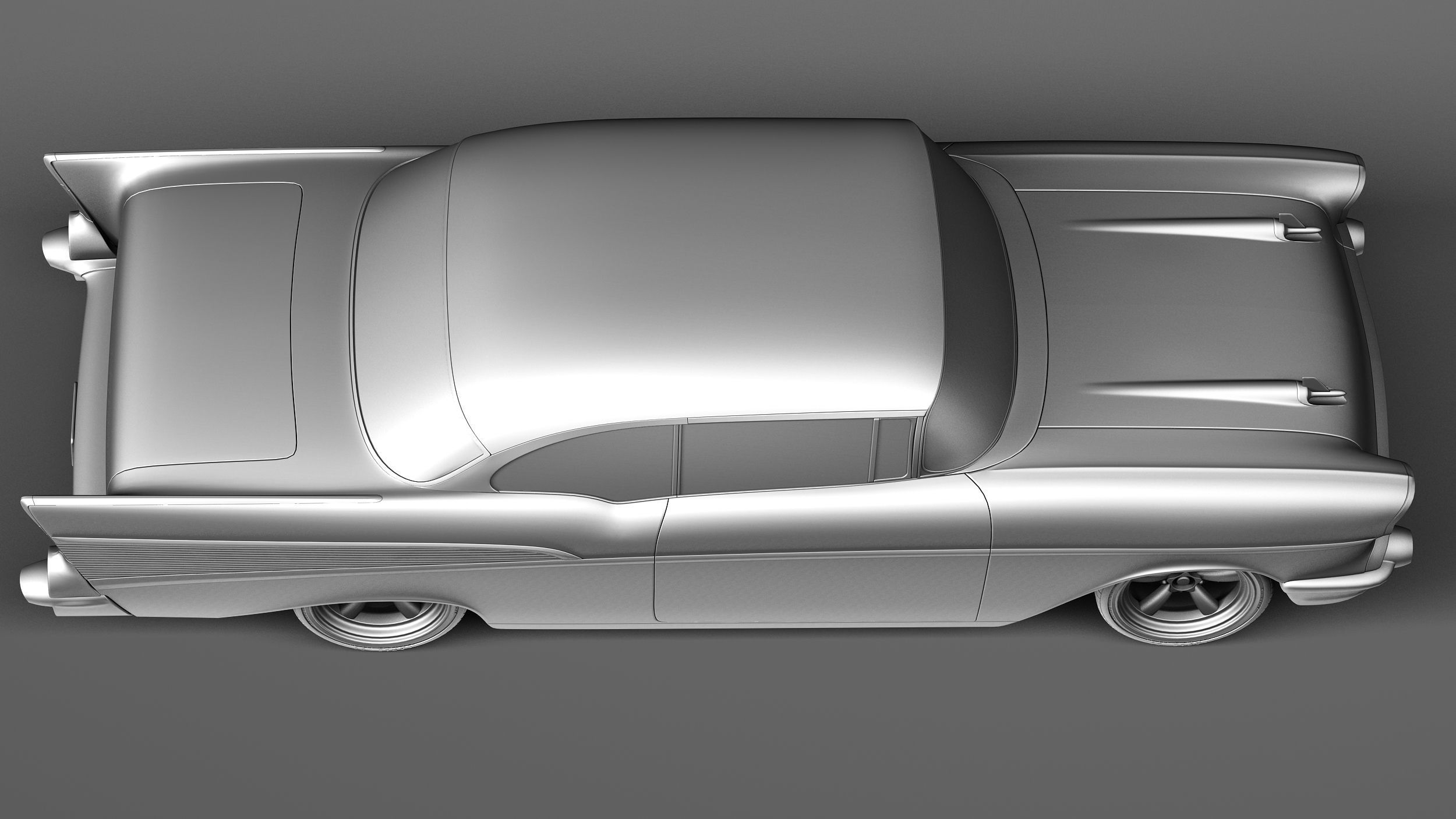 Chevrolet BelAir 1957 custom lowrider 3D Model 3D model_15