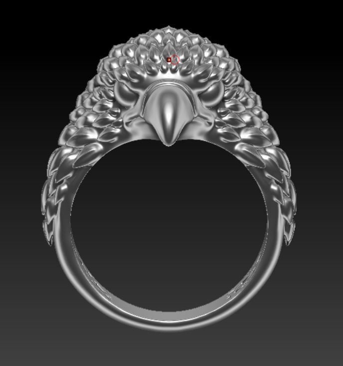Eagle Ring 3d 3D print model_5