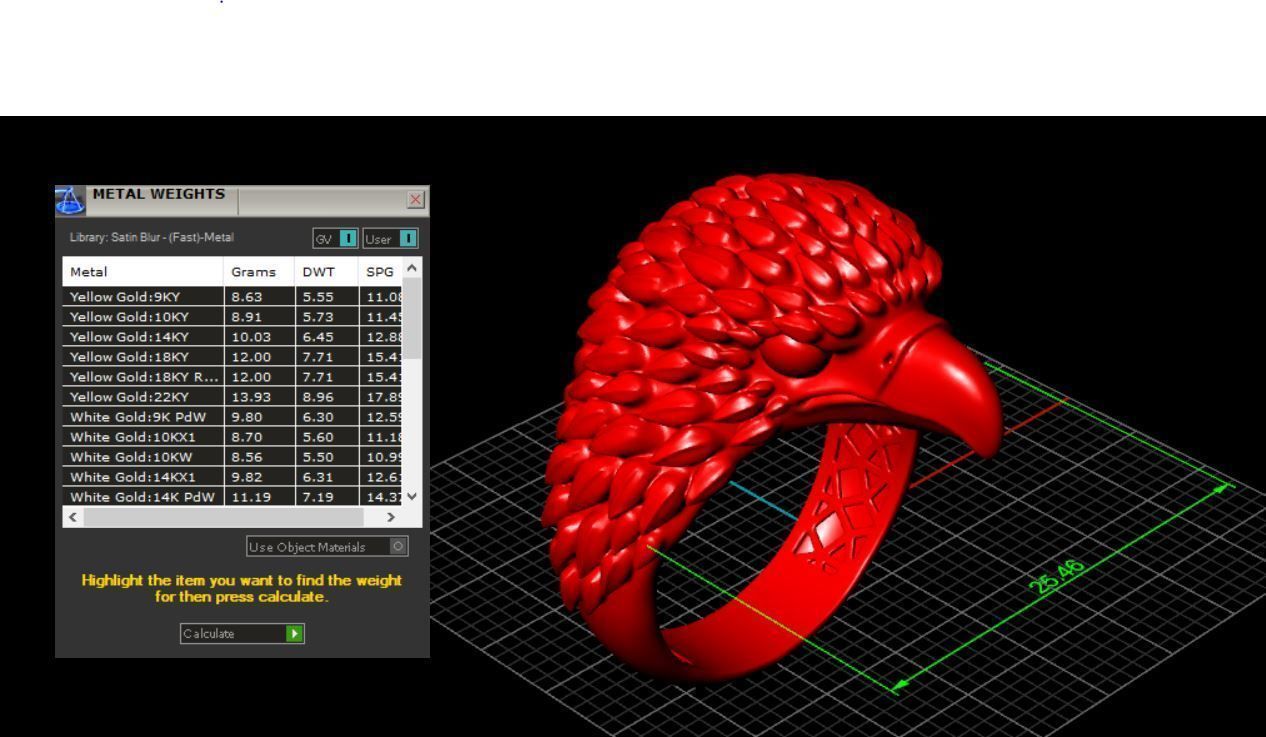 Eagle Ring 3d 3D print model_2