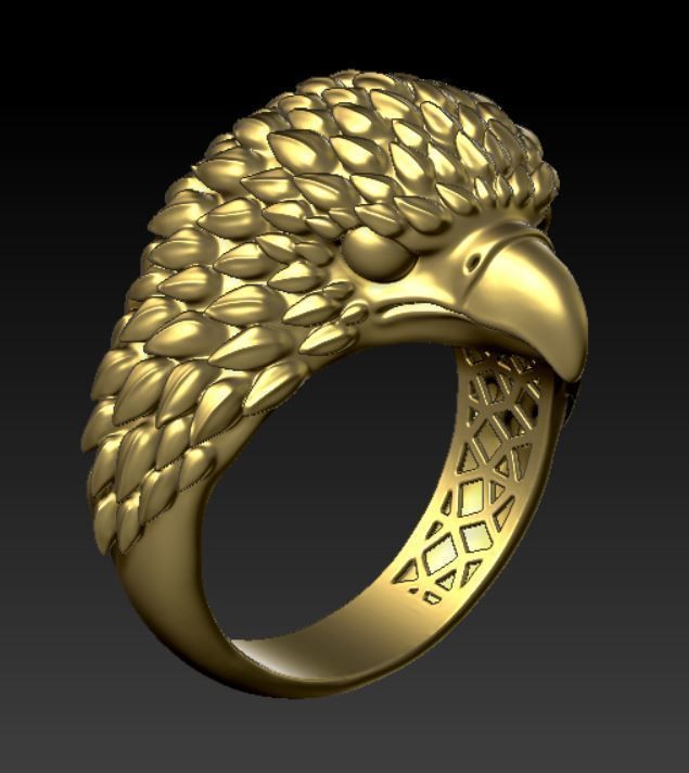 Eagle Ring 3d 3D print model_1