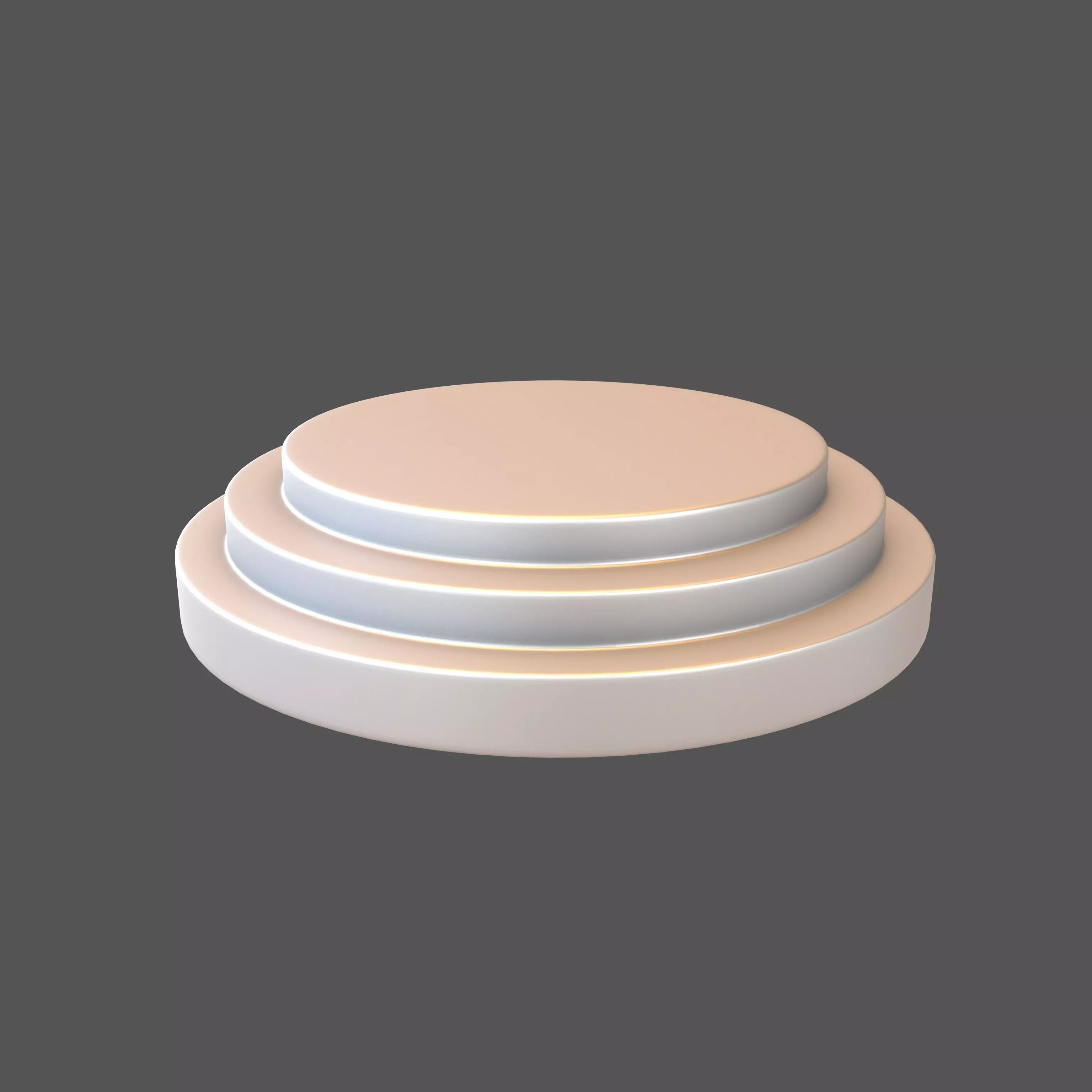 Podium Stage v1 004 Low-poly 3D model_0