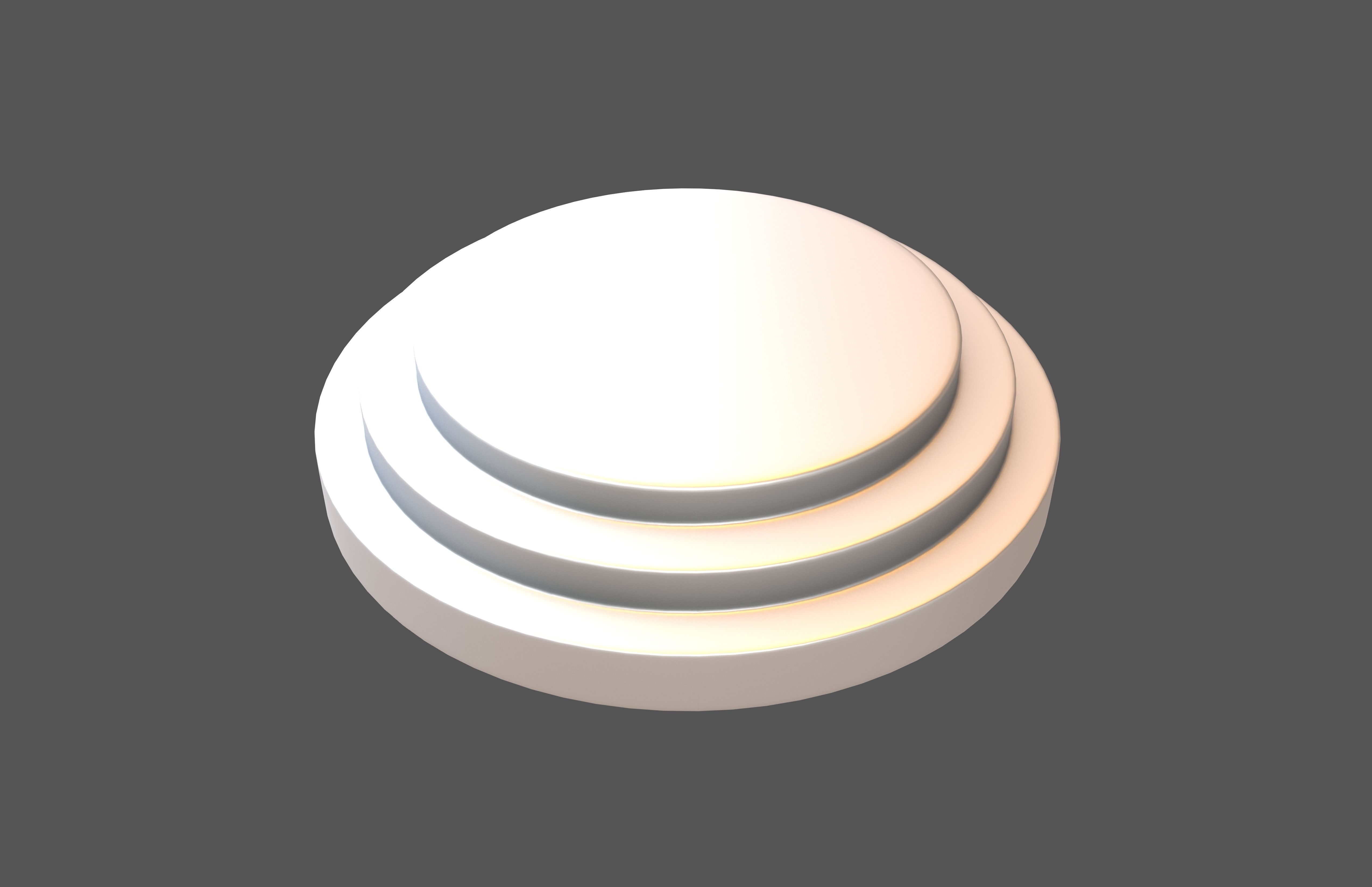 Podium Stage v1 004 Low-poly 3D model_1