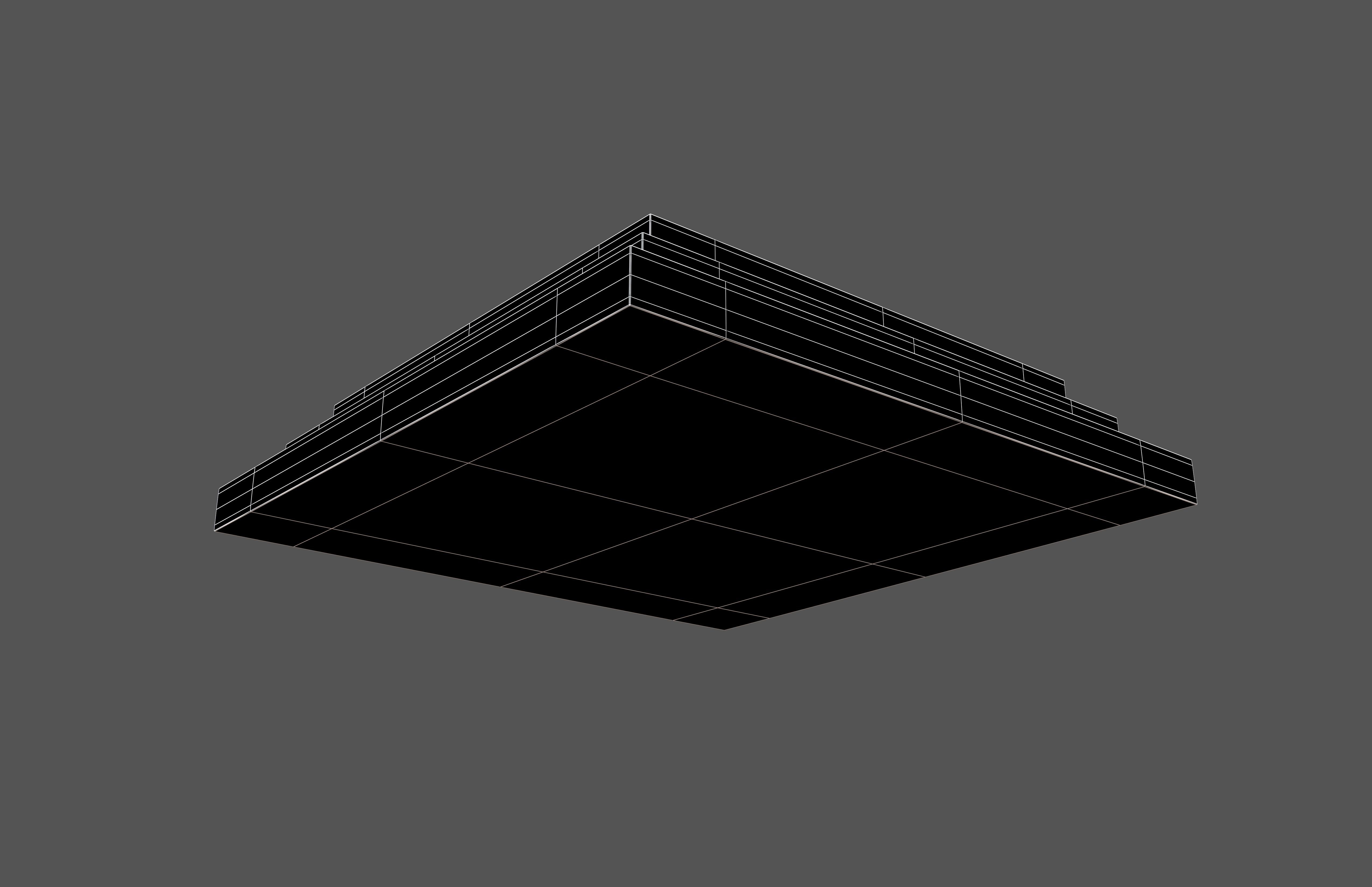 Podium Stage v2 004 Low-poly 3D model_7