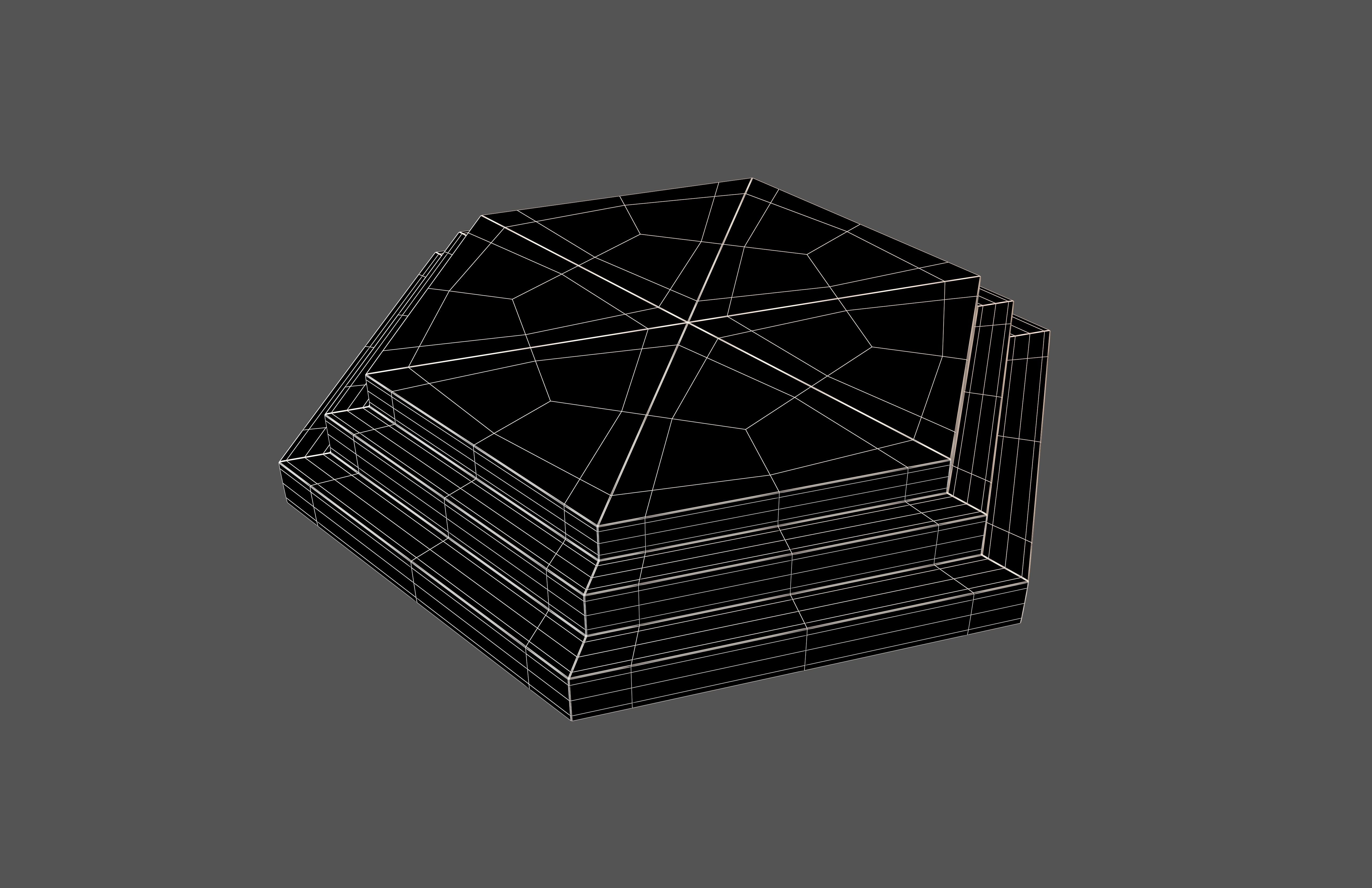 Podium Stage v3 004 Low-poly 3D model_5