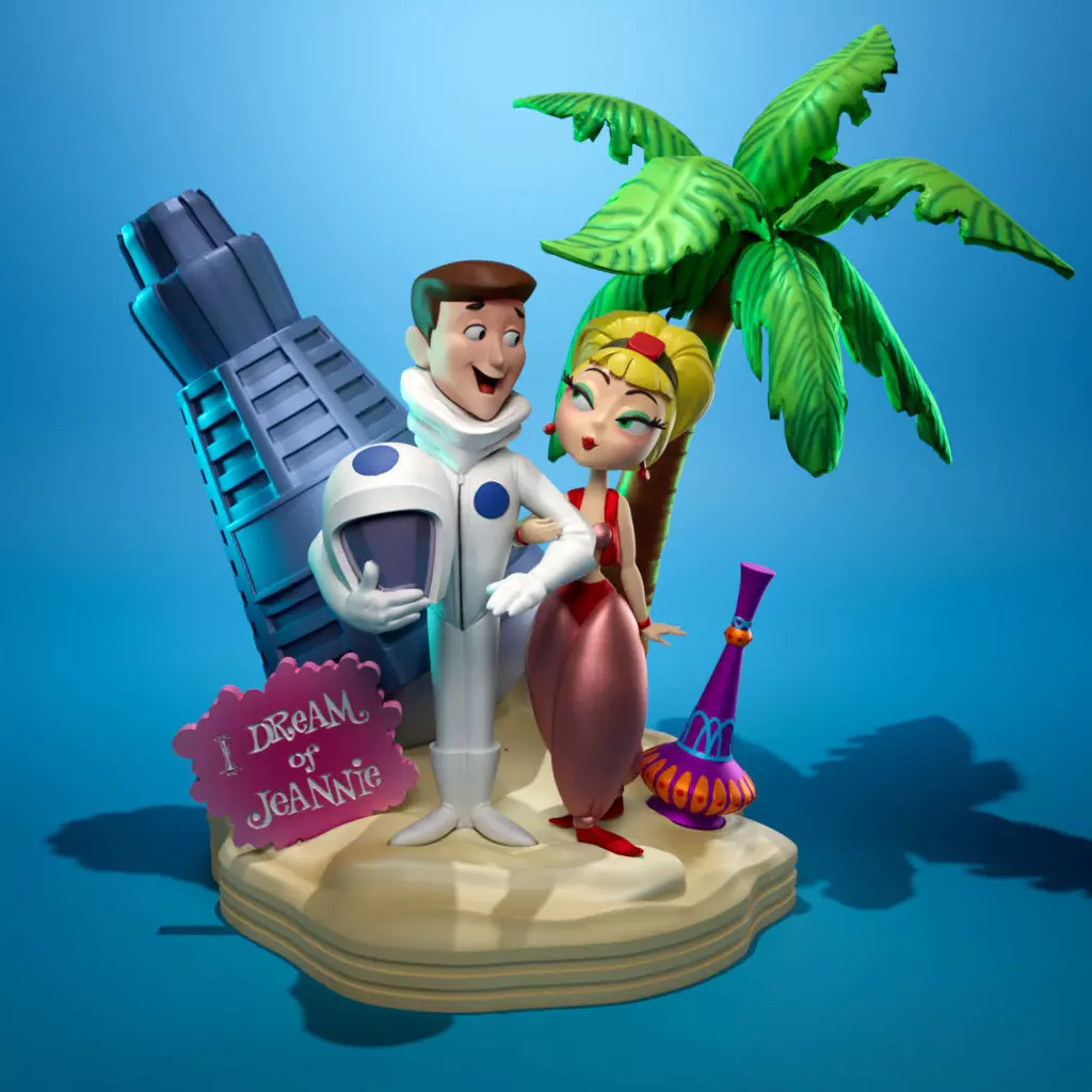 I Dream Of Jeannie - Diorama 3D print model_0