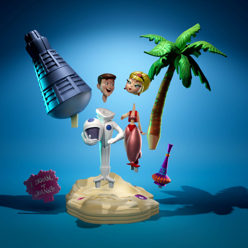 I Dream Of Jeannie - Diorama 3D print model_6