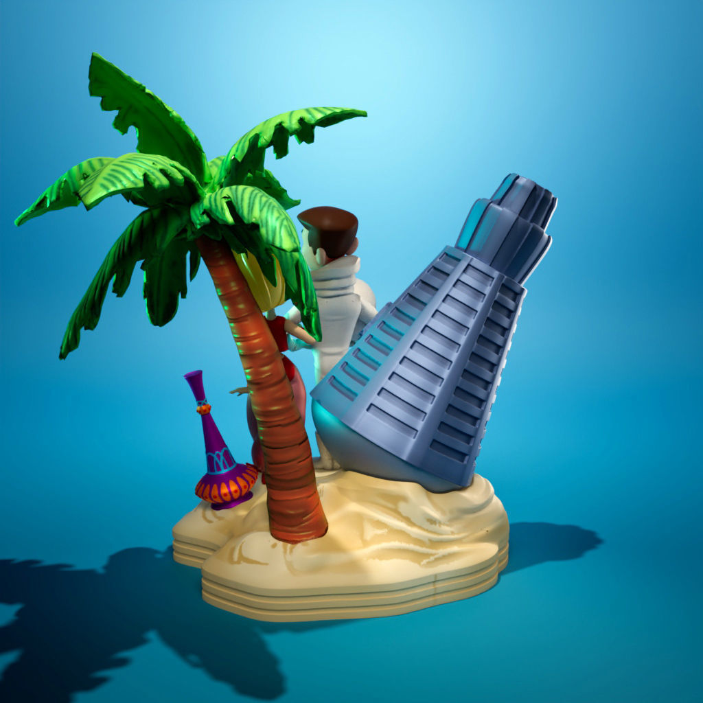 I Dream Of Jeannie - Diorama 3D print model_4