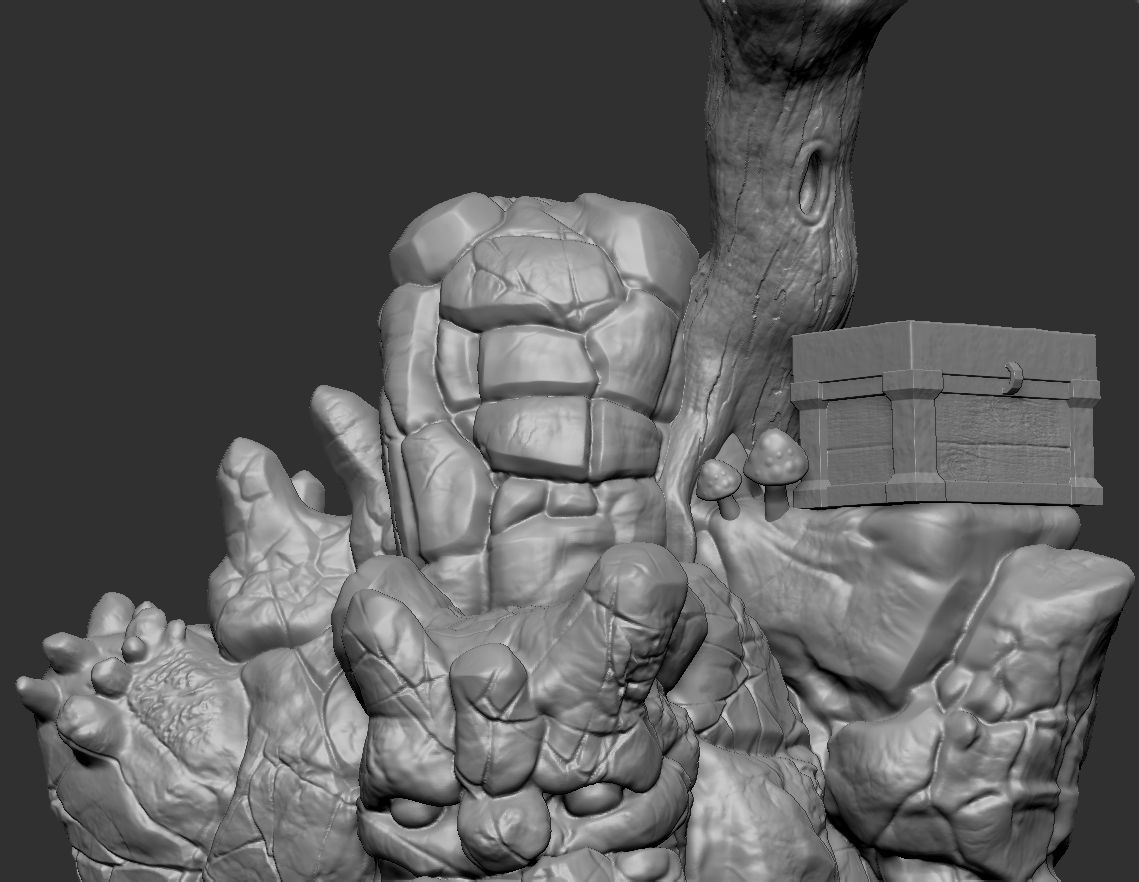 STONE GOLEM 3D print model_5
