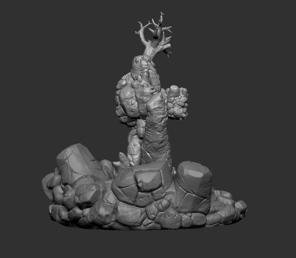 STONE GOLEM 3D print model_2