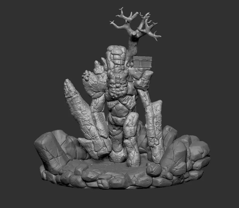 STONE GOLEM 3D print model_0