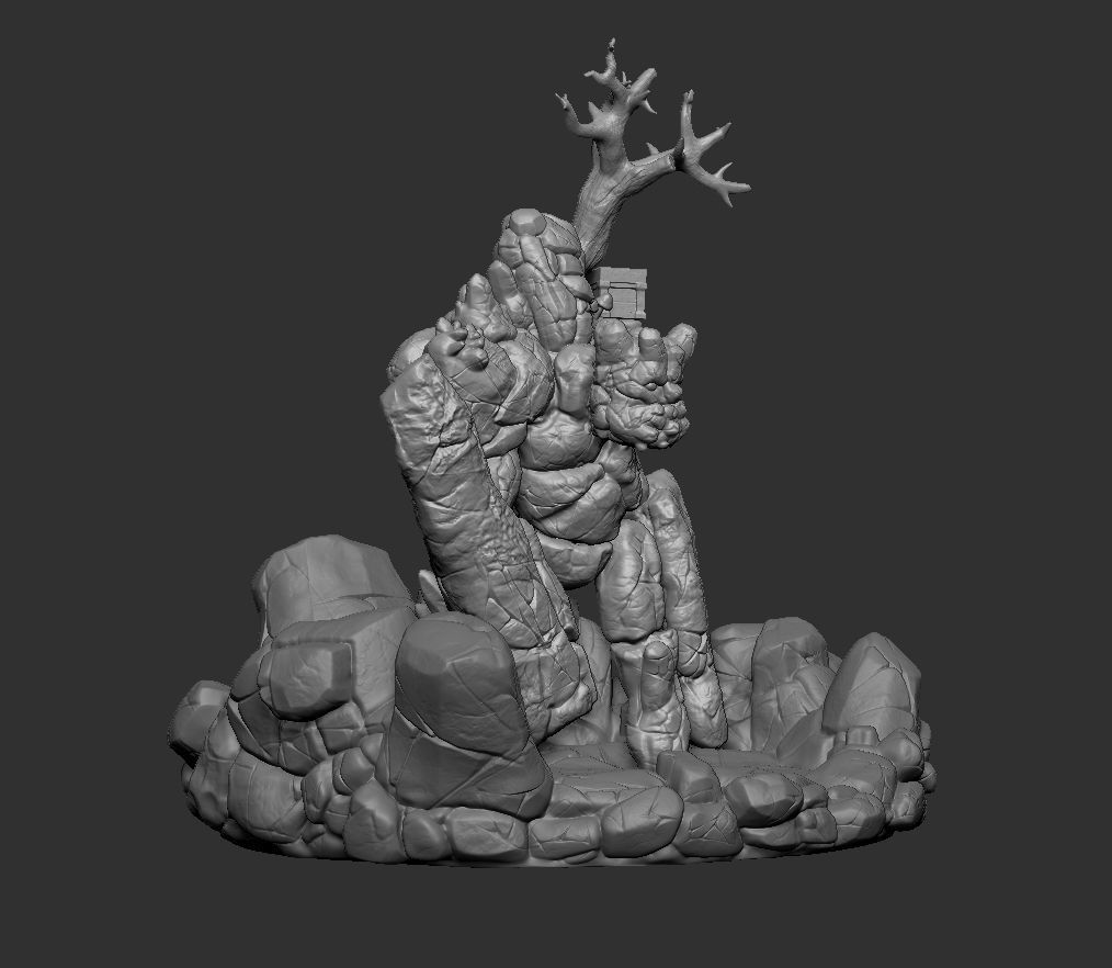 STONE GOLEM 3D print model_1