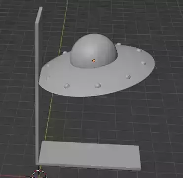 UFO OVNI Book Topper