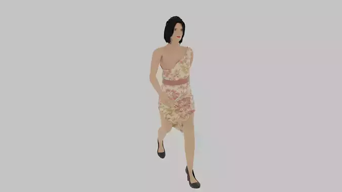 Woman Walking Animation
