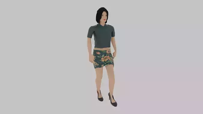 Woman Walking Animation