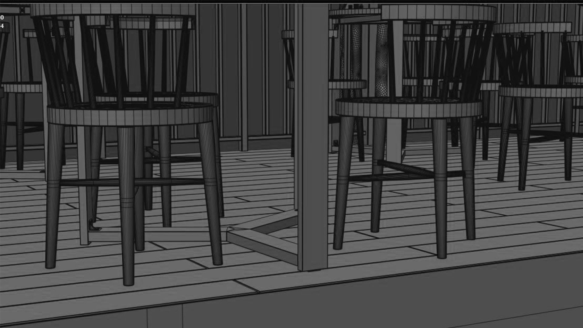 Summer Cafe 3D model_26