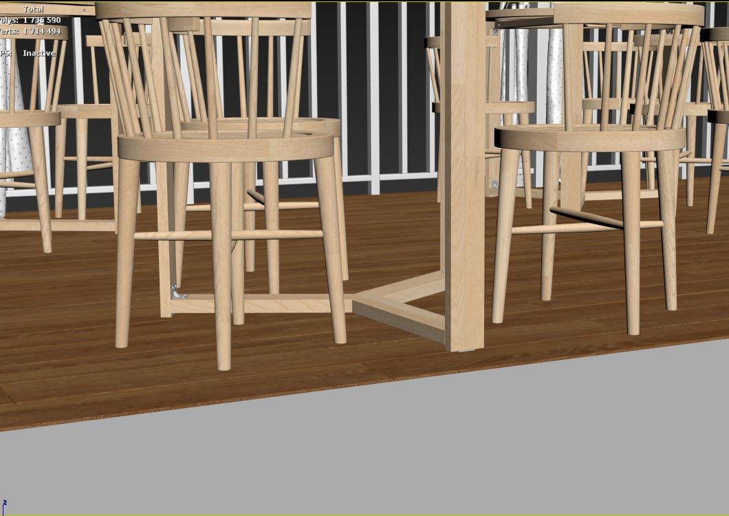Summer Cafe 3D model_25