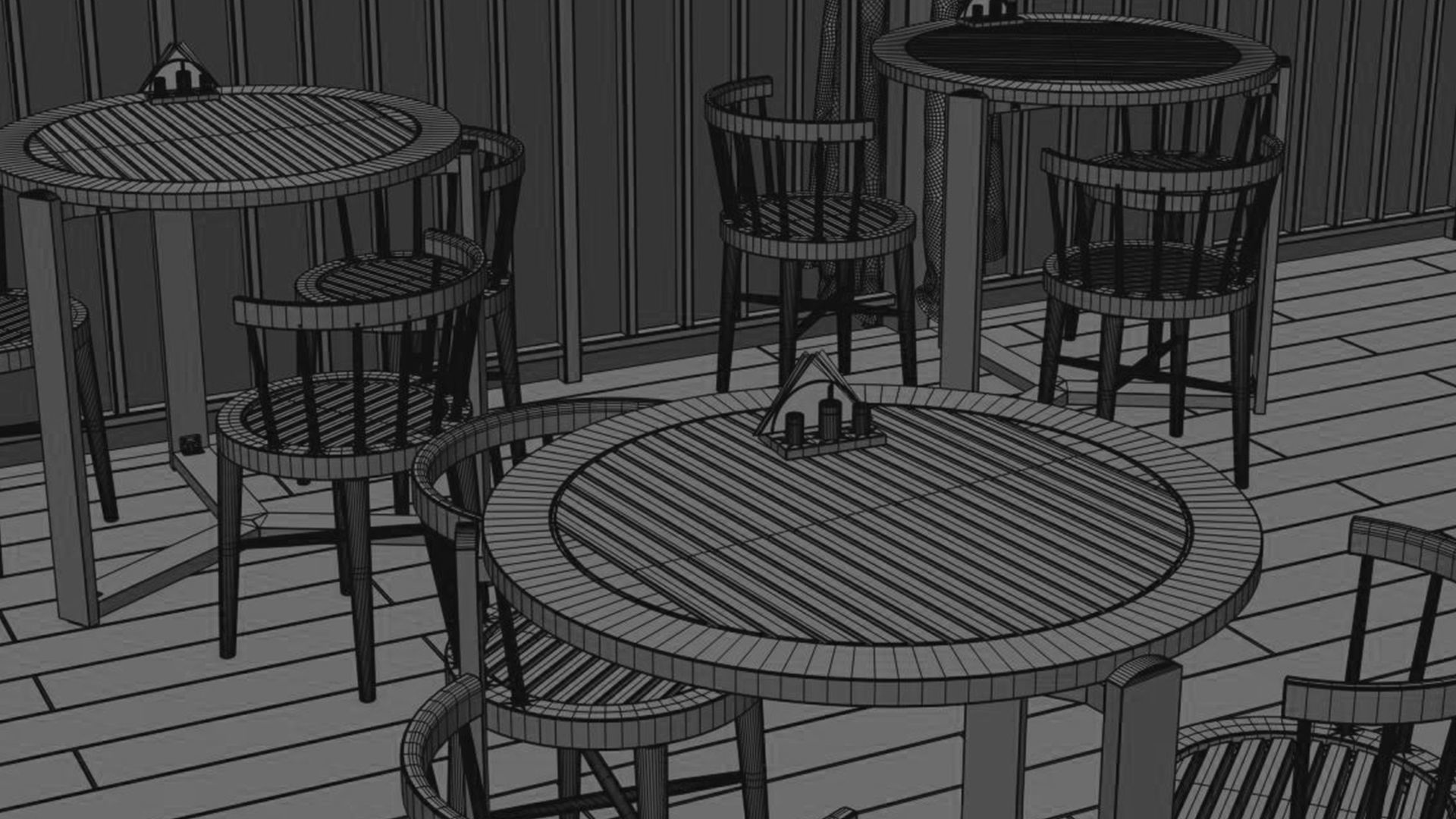 Summer Cafe 3D model_28