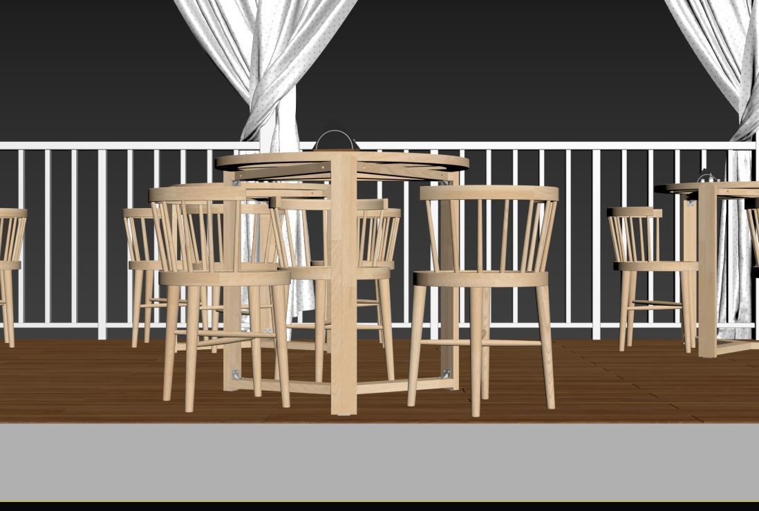 Summer Cafe 3D model_23