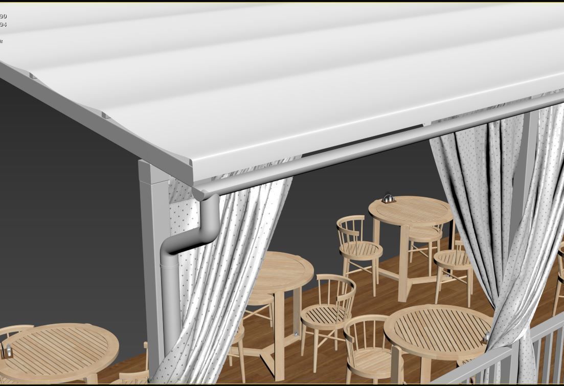 Summer Cafe 3D model_18