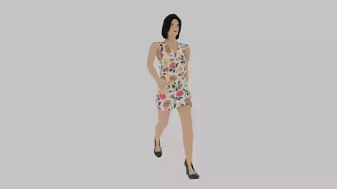 Woman Walking Animation