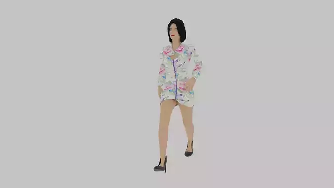 Woman Walking Animation