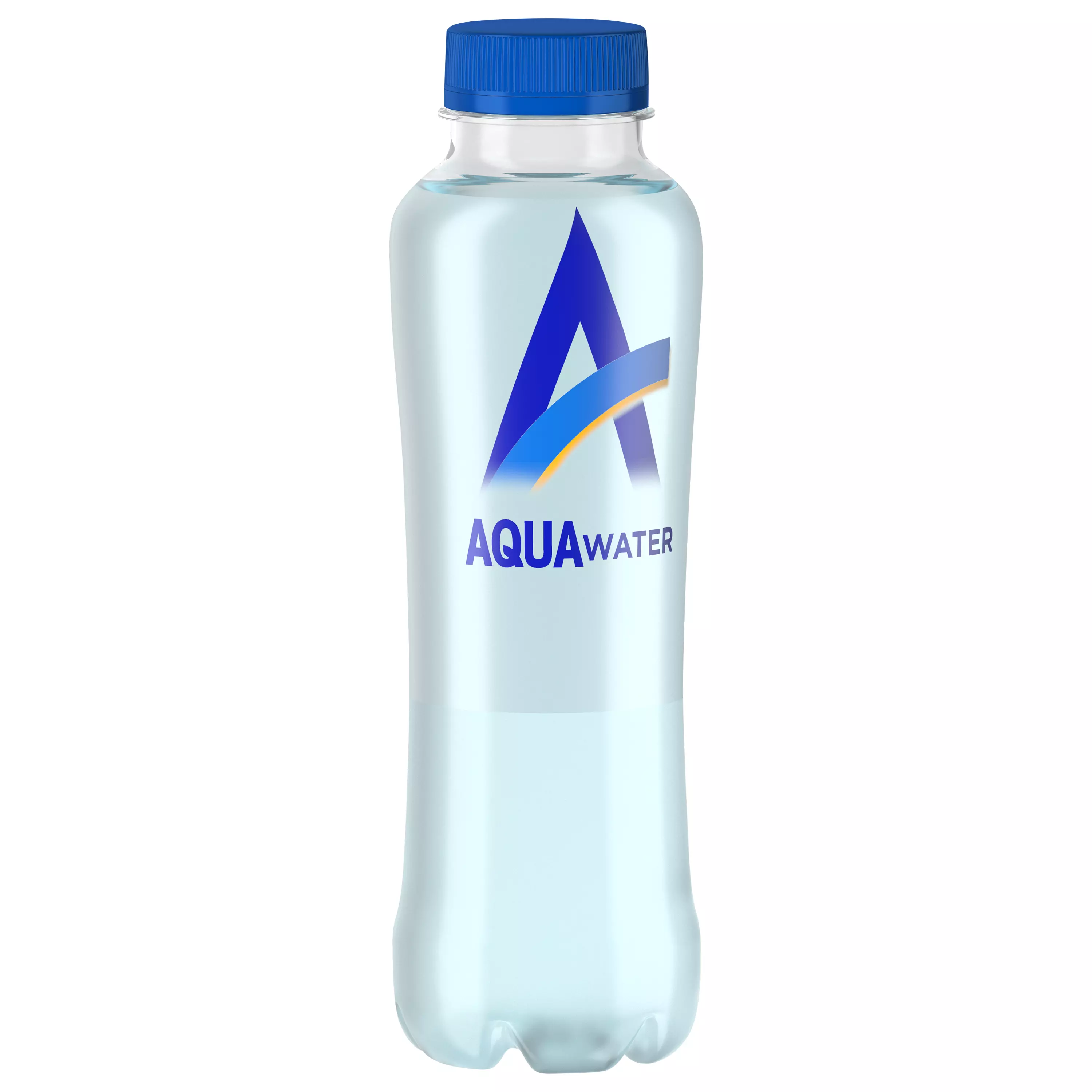 Aquarius bottle 400ml Low-poly 3D model_0