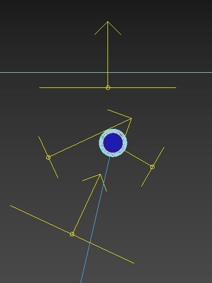 Aquarius bottle 400ml Low-poly 3D model_4