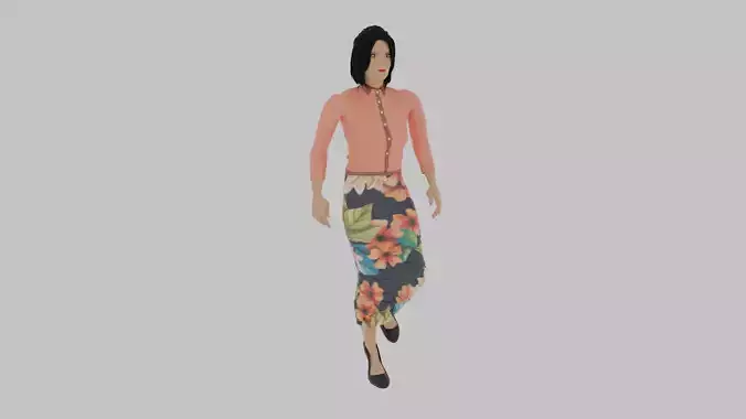 Woman Walking Animation