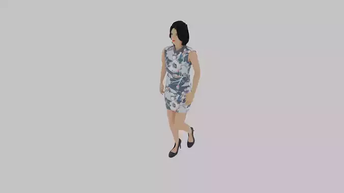 Woman Walking Animation