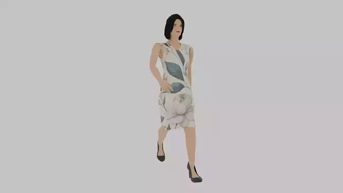Woman Walking Animation