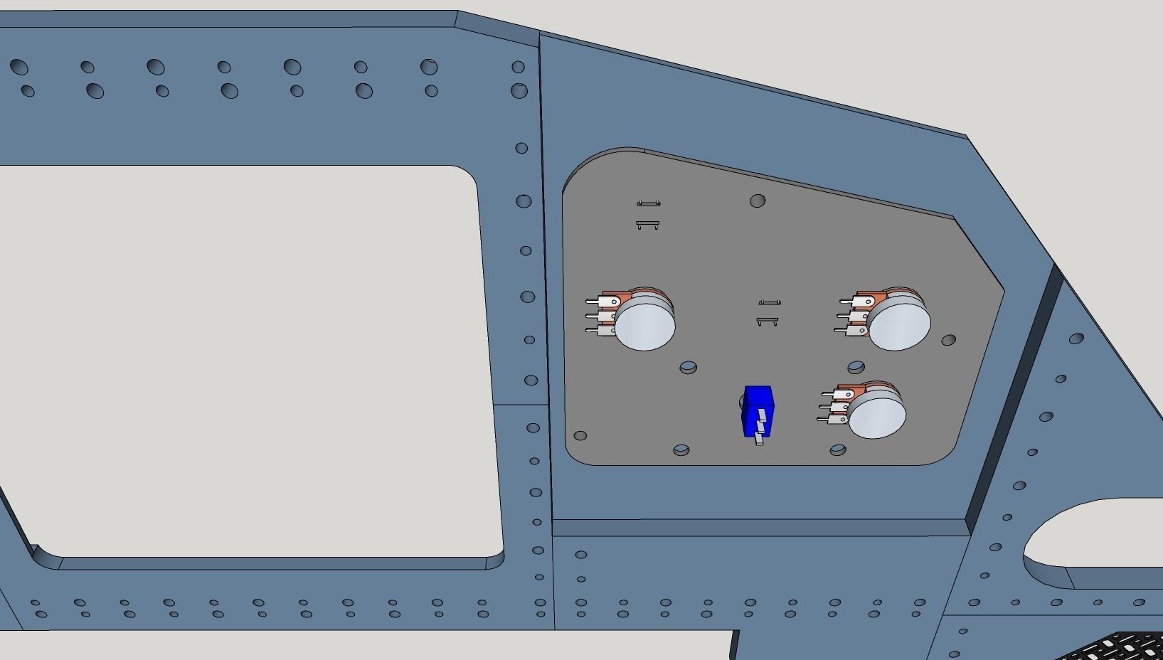 A320 MIP Main Instrument Panel 3D print model_4
