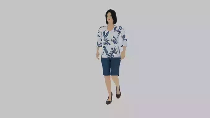 Woman Walking Animation
