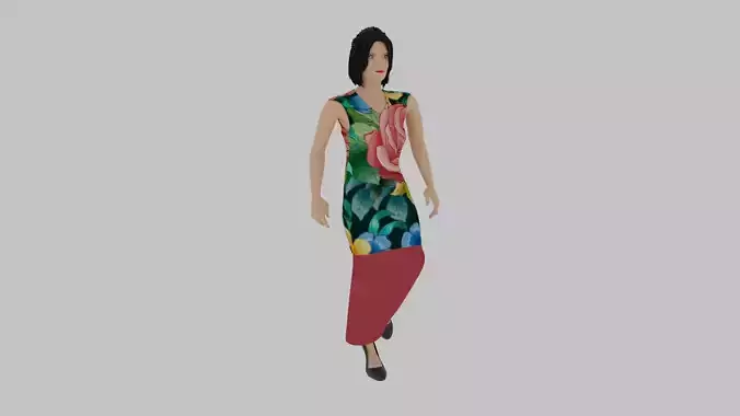 Woman Walking Animation