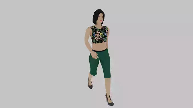 Woman Walking Animation