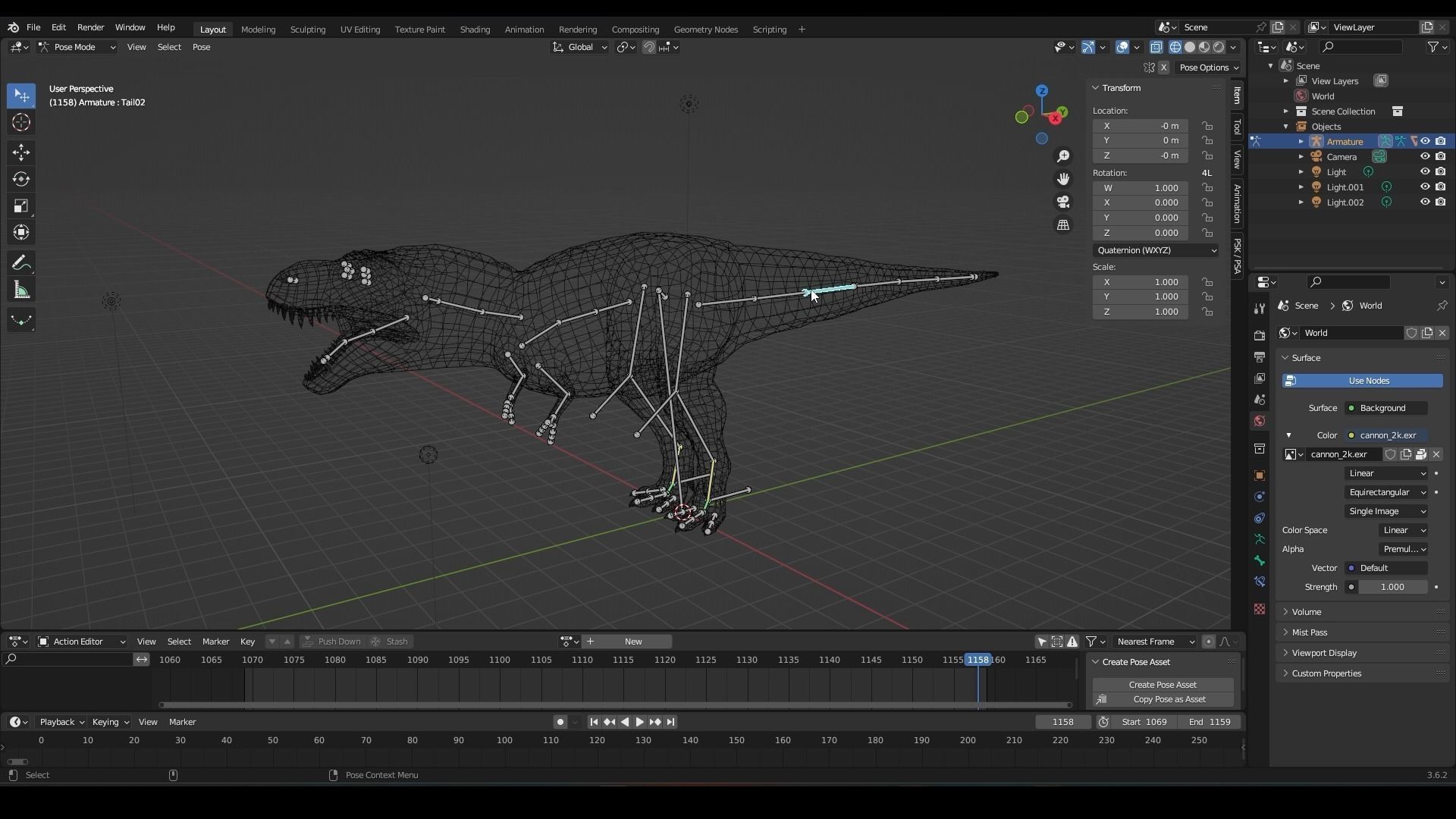 Tyrannosaurus - T-rex Dinosaur Low-poly 3D model_32