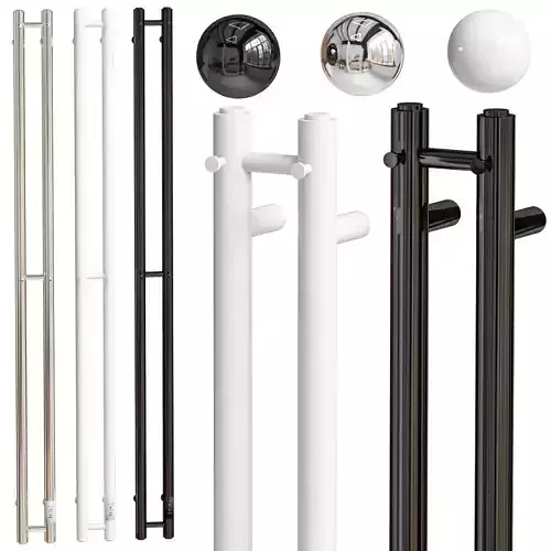 Electric heated towel rail EWRIKA Penelope X2 120x8 black