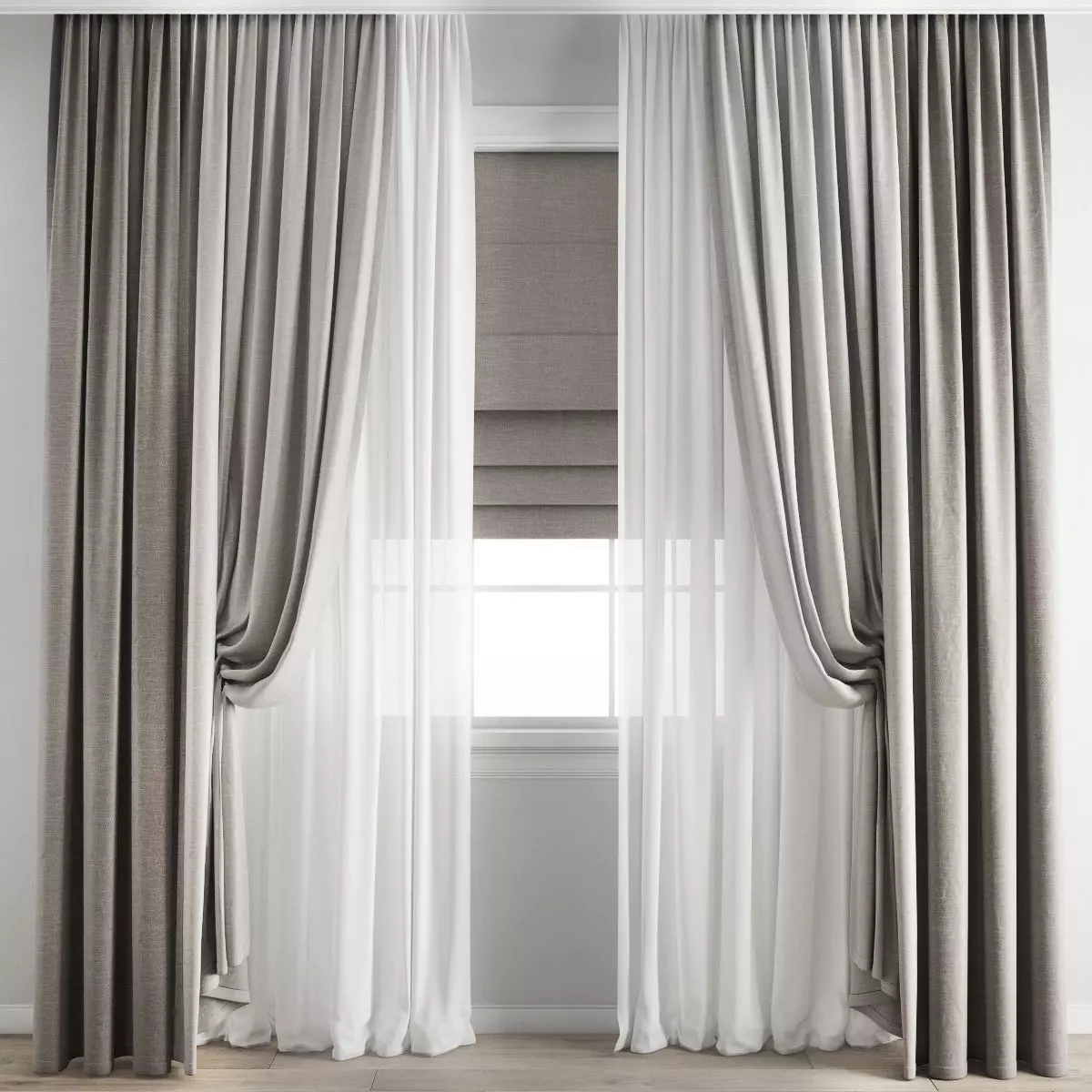 curtain 485 3D model_0