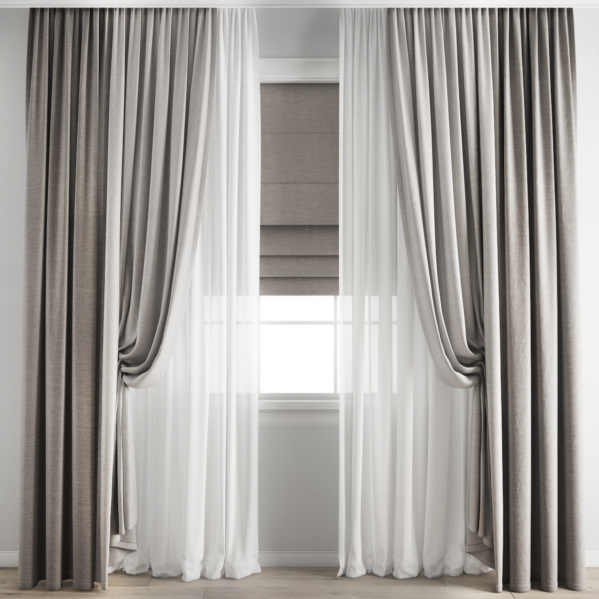 curtain 485 3D model_6