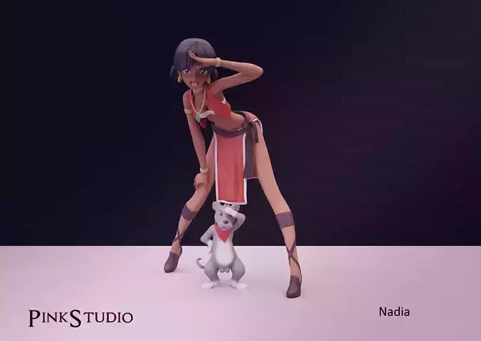 The Secret of Blue Water - Nadia 3D print model
