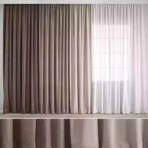 curtain 486 3D model