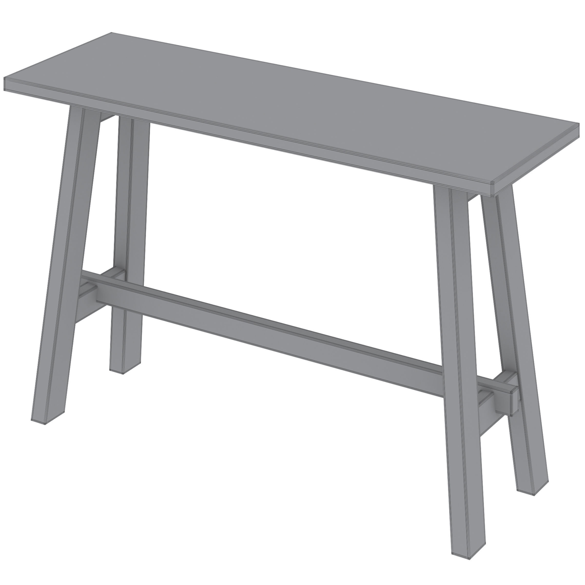 Murillo Console Table by Interior secrets 3D model_4