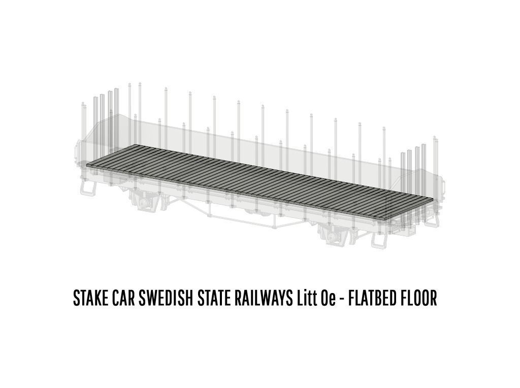 ROLLS-0027 Swedish SJ Litt Oe Stake Car H0-scale 3D print model_6