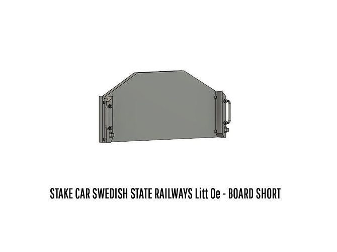 ROLLS-0027 Swedish SJ Litt Oe Stake Car H0-scale 3D print model 7